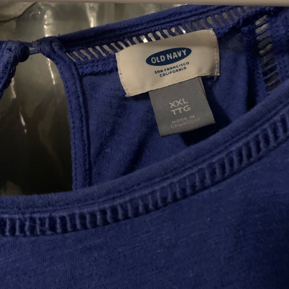 Old Navy Blue blouse XXL - Picture 4 of 5